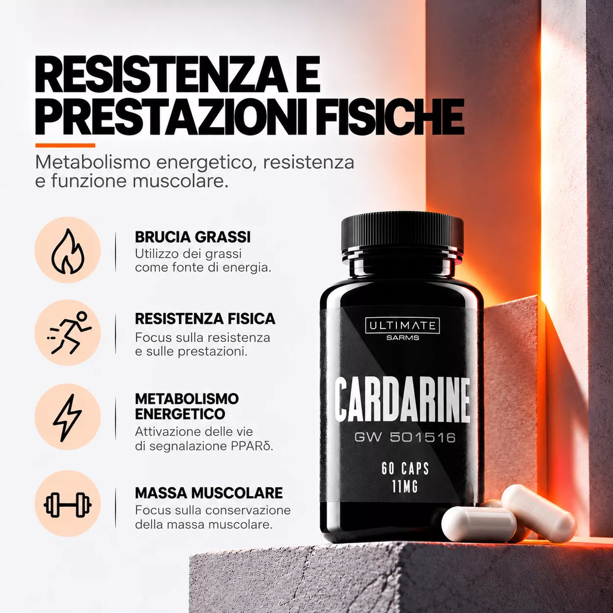 cardarine fitness performance infographic